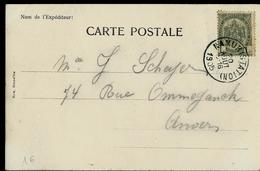 CP Namur - Le Funiculaire Et La Citadelle - Obl. :NAMUR(STATION) 20/08/1905 - Correo Rural