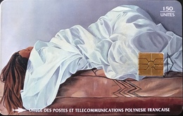POLYNESIE FRANCAISE  -  PhoneCard  -  La Femme Ensevelie   -  150 Unités  -  PF 30 - Polynésie Française