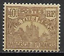 MADAGASCAR  -  Timbre-Taxe  -   1908 . Y&T N°13 *. - Timbres-taxe