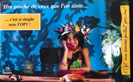 POLYNESIE FRANCAISE  -  PhoneCard  - " Petite Fille Plus Proche "  -  30 Unités  -  PF 47 - Polynésie Française