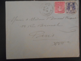 France Arc De Tromphe , Lettre De Meymac 1945 Pour Paris - 1944-45 Arco Di Trionfo