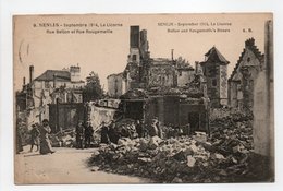 - CPA SENLIS (60) - Septembre 1914 - La Licorne - Rue Bellon Et Rue Rougemaille - Edition A. B. N° 9 - - Senlis