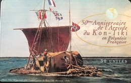 POLYNESIE FRANCAISE  -  PhoneCard  -  Kon-Tiki  -  30 Unités  -  PF 60 - Polynésie Française