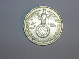 ALEMANIA- 5 MARCOS PLATA 1936 D (964) - 5 Reichsmark