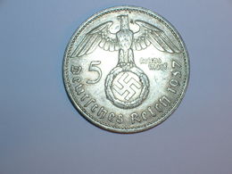 ALEMANIA- 5 MARCOS PLATA 1937 E (971) - 5 Reichsmark