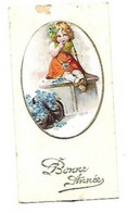 SUPERBE CARTE BONNE ANNEE FILLETTE GENRE GERMAINE BOURET BEATRICE MALLET - Nieuwjaar