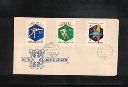 Hungary 1960 Olympic Games Squaw Valley - Ice Hockey Interesting Letter - Hiver 1960: Squaw Valley