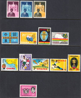 Ghana 1959 Mint No Hinge/cancelled To Order, Sc# ,SG 204-210,228-233 - Ghana (1957-...)