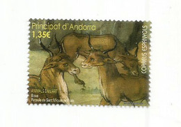 ANDORRE Bœufs En Peinture (animaux Dans L'art) Un Nouveau Timbre ** Année 2017 - Unused Stamps