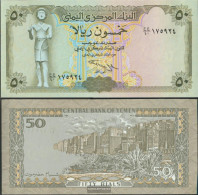 North Yemen (Arab Republic.) Pick-number: 27A, Signature 9 Uncirculated 1993 50 Rials - Jemen
