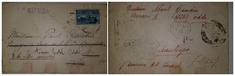 O) 1910 ARGENTINA,P. SSA MAFALDA CONGRESS BUILDING - SC167 12c. ARCHITECTURE, TO ITALY - Lettres & Documents