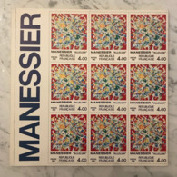 Catalogue Exposition Manessier (Le Musée De La Poste, 1981), Dédicacé Par L'artiste - Mostre Filateliche