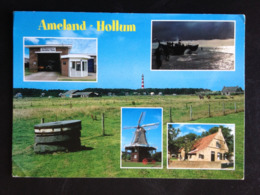 Netherlands, Circulated Postcard, « AMELAND - HOLLUM », Multi Views, 2007 - Ameland