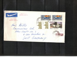 South Africa  Interesting Airmail Letter - Brieven En Documenten