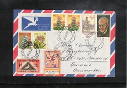 South Africa 1980 Interesting Airmail Letter With Tax Stamp - Cartas & Documentos