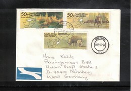 South Africa 1996 Interesting Airmail Letter - Briefe U. Dokumente