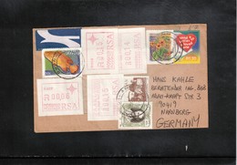 South Africa 2007 Interesting Airmail Letter With ATM Stamps - Covers & Documents