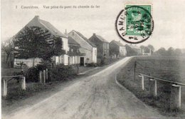 Courrières  Vue Prise Du Pont Du Chemin De Fer Circulé En 1914 - Assesse