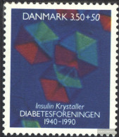 Denmark 985 (complete Issue) Unmounted Mint / Never Hinged 1990 Diabetes Association - Nuovi