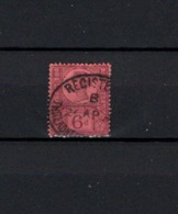 N° 100 TIMBRE GRANDE-BRETAGNE OBLITERE     DE 1887         Cote : 15 € - Used Stamps