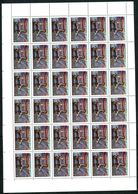 Russia 1992  Mi 254-256  MNH ** Full Sheets - Fogli Completi