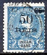 !										■■■■■ds■■ Inhambane 1905 AF#31ø King Carlos Surcharged 50 Réis ERR(x6639) - Inhambane