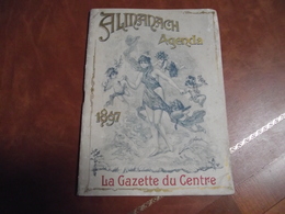 ALMANACH, Agenda, La Gazette Du Centre, 1897 - Petit Format : ...-1900