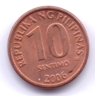 PHILIPPINES 2006: 10 Sentimo, KM 270 - Philippines