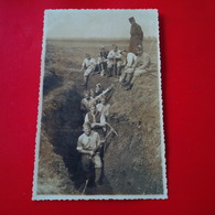 CARTE PHOTO SOLDAT VERDUN TRANCHEE 1917 - War 1914-18