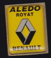 65182-Pin's-Renault.Marcel ALEDO, Maire De Royat.Auvergne. - Renault