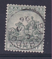 Barbados: 1892/1903   Seal Of Colony    SG106    ½d     Used - Barbados (...-1966)