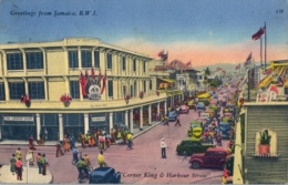 JAMAICA , T.P. CIRCULADA , CORNER KING & HARBOUR STREET - Jamaïque