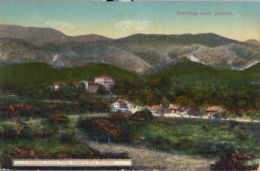 JAMAICA , T.P. ESCRITA SIN CIRCULAR , CONSTANT SPRING HOTEL SHOWING BLUE MOUNTAIN - Jamaïque