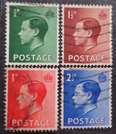 Timbres De Grande-Bretagne N° 205 à 208 Série Complète - Oblitérés