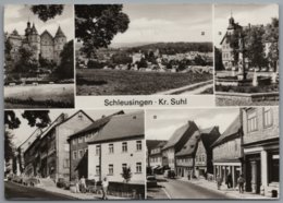 Schleusingen - S/w Mehrbildkarte 3 - Schleusingen