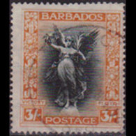 BARBADOS 1920 - Scott# 150 Victory 3s Used - Barbados (1966-...)