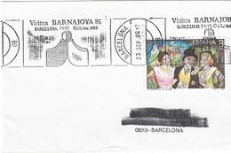 SPAIN. POSTMARK FAIR BARNAJOYA. JEWELRY. BARCELONA 1986 - Other & Unclassified