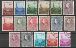 1951/1977 Cour De Justice NVPH D027-D043 Complete Gestempeld/used - Dienstzegels