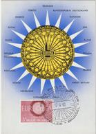 Carte-Maximum BELGIQUE  N° Yvert  1150 (EUROPA) Obl Sp Ill 1er Jour (Ed Aulard) - 1951-1960