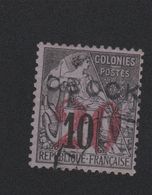 Timbre Obock N° 27 20 Sur 10 C Alphée Dubois Oblitéré - Used Stamps