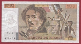 100 Francs "Delacroix" --1981-----TTB---ALPH.G.52 - 100 F 1978-1995 ''Delacroix''