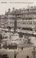 027 733 - CPA - Belgique - Brussels - Bruxelles - Place De Brouckère - Monument Anspach - Places, Squares