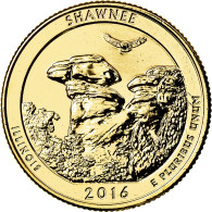 Monnaie, États-Unis, Quarter, 2016, Denver, SPL, Copper-Nickel Clad Copper - 2010-...: National Parks