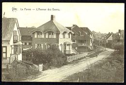 DE PANNE / LA PANNE  - Avenue Des Dunes - Circulé Ss Enveloppe - Circulated U. Cover - Gelaufenu. Umschlag - 1919. - De Panne
