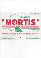 Buvard Produits Mortis   Destruction Des Rogeurset Insectes 93 Montreuil Sous Bois  13 Avenue Gabriel Peri - Produits Ménagers
