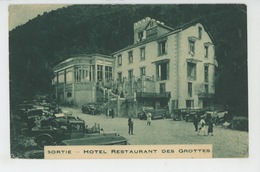SAINT PE DE BIGORRE - Pub Format CPA De L'HOTEL RESTAURANT DES GROTTES DE BETHARRAM - Saint Pe De Bigorre