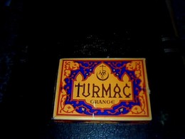 Turquie Publicité Paquet Vide En Carton De Cigarettes  Marque  Turmarc Orange - Other & Unclassified