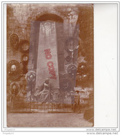 Fixe Photo Albuminé Fin XIX ème Siècle * Angoulême Charente Monuments Morts 1870-71 R Verlet Sculpteur Format 13 X 18 Cm - Ancianas (antes De 1900)