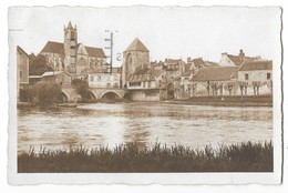 MORET SUR LOING  (77) Carte Photo Vue De La Ville - Moret Sur Loing