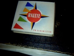 Publicité Cigarettes Boites Ancienne En Carton Marque Rallye SEITA Régie Française - Other & Unclassified